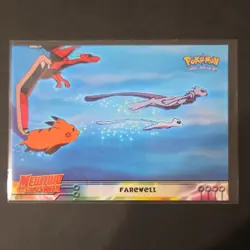 Topps Pokemon Mewtwo Strikes Back Movie Animation Edition Farewell Card #39 1999 - Image 1