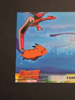 Topps Pokemon Mewtwo Strikes Back Movie Animation Edition Farewell Card #39 1999 - Image 2