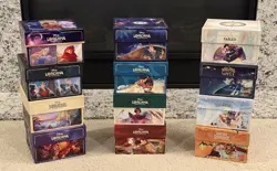 Set of 12 Disney Lorcana Trove Boxes (EMPTY) for your collection - plus BONUS !! - Image 1