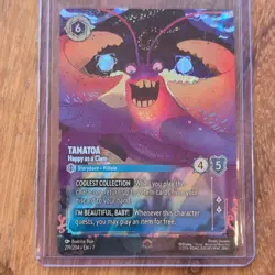 Disney Lorcana Tamatoa - Happy as a Clam Enchanted Foil 219/204 English - Image 1