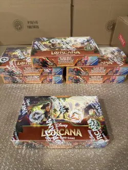 (2) New Factory Sealed Disney Lorcana TCG Wilds Unknown Booster Box English - Image 1