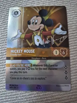 ERROR Mickey Mouse Friendly Face Lorcana - Image 1