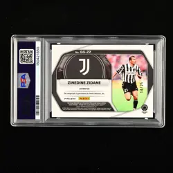 PSA 10 GEM MT 2025 PANINI PRIZM FIFA CWC Signature #GG-ZZ ZINEDINE ZIDANE 14/25 - Image 3