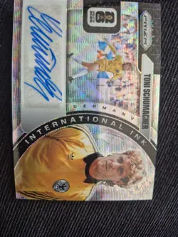 Panini 2026 Prizm FIFA World Cup International Ink Toni Schumacher Silver Wave - Image 2