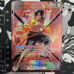 Portgas D Ace Alt Art Leader OP16-001 Time of Battle ENGLISH - Image 2