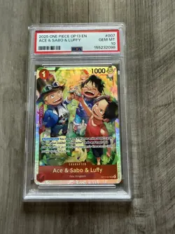 Ace & Sabo & Luffy | Carrying On His Own Will PSA 10 - Image 1