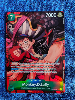 One Piece TCG | Monkey. D. Luffy OP02-041 | Alt Art | NM | English - Image 1