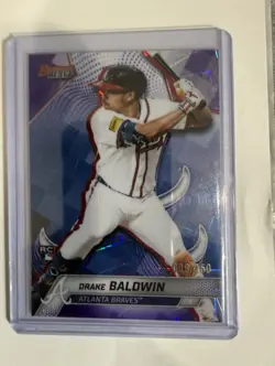 Topps Bowman's Best 2025 Drake Baldwin Braves RC Parallel /250 #60 - Image 1