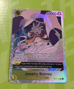 One Piece Jewelry Bonney (108) OP13-108 SR Carrying On His Will Foil ENGLISH - Image 1
