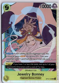 OP13-108 SR Foil Jewelry Bonney One Piece TCG Carrying On His Will English - Image 3