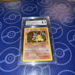 Dracaufeu Charizard CGC 8.5 1st Edition 1999 Pokemon French Base Holo MINT WOTC - Image 1