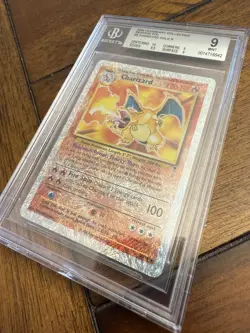 Pokemon 2002 Legendary Collection Charizard Reverse Holo R #3/110 BGS 9 Graded - Image 2