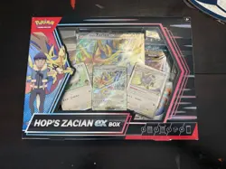 Pokemon TCG Hop’s Zacian EX Collection Box 4 Booster Packs And Promo Card New - Image 1