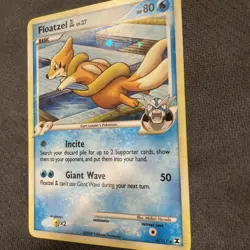 Floatzel 4/111 HOLO Pokemon Rising Rivals Rare 2009 LP - Image 3
