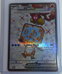 Pokemon Eiscue ex 210/197 SV03 Obsidian Flames Ultra Rare Full Art Holo EN - Image 1