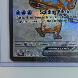 Pokemon Eiscue ex 210/197 SV03 Obsidian Flames Ultra Rare Full Art Holo EN - Image 2