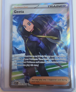 Pokemon Geeta 218/197 SV03 Obsidian Flames Ultra Rare Full Art Holo - Image 1