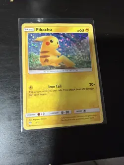 Pokemon TCG Pikachu (6/12) McDonald's Promos: 2019 Heavily Played Holofoil - Image 1