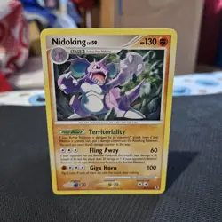 Nidoking Pokemon TCG Rising Rivals Non-Holo Rare Card #29/111 - Image 1
