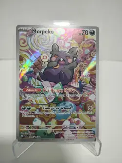 Pokemon TCG Morpeko 206/182 SV04: Paradox Rift IR Full Art Holo N/M - Image 2