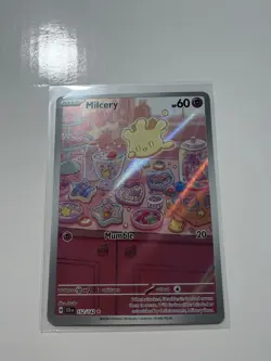 Pokemon TCG Milcery 152/142 Stellar Crown Holo Illustration Rare - Image 1
