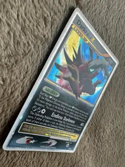 2008 Pokemon TCG Diamond & Pearl Darkrai LV.X Black Star Promo DP19 Holo Rare LP - Image 4