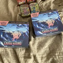 Pokemon Mega Evolution: Chaos Rising Elite Trainer Box Lot (2) English 70+ Cards - Image 3