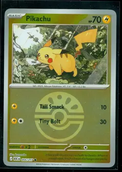 Pokemon PIKACHU 055/217 - Ascended Heroes - Rev Holo - FRIEND BALL PATTERN - Image 1