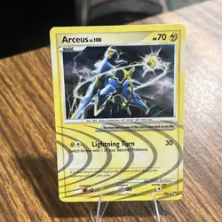 2009 Arceus Lv. 100 AR6 Holo Rare Platinum Arceus Pokemon Card - Image 1