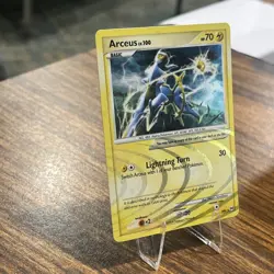 2009 Arceus Lv. 100 AR6 Holo Rare Platinum Arceus Pokemon Card - Image 2