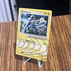 2009 Arceus Lv. 100 AR6 Holo Rare Platinum Arceus Pokemon Card - Image 3