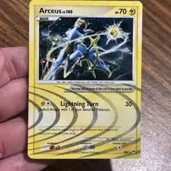 2009 Arceus Lv. 100 AR6 Holo Rare Platinum Arceus Pokemon Card - Image 4