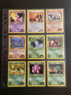 Part Complete Gym Heroes Set Pokemon Cards Collection Bundle Vintage Nintendo - Image 3