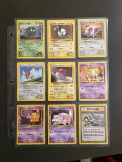 Part Complete Gym Heroes Set Pokemon Cards Collection Bundle Vintage Nintendo - Image 5