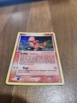 Ditto - (Charmander) 37/113 Delta Species Reverse Holo Pokemon TCG Card *Crease - Image 3