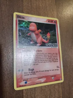 Ditto - (Charmander) 37/113 Delta Species Reverse Holo Pokemon TCG Card *Crease - Image 4