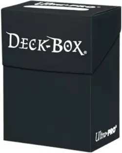 Ultra Pro Black 80 Card Deck Box - Durable & Secure Storage for Collectibles - Image 3