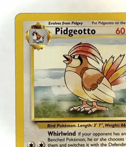 Pidgeotto - 22/102 - WOTC Base Set Regular Rare Pokemon Card - LP - Image 3
