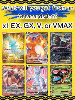 100 Authentic Pokemon TCG Cards + Ultra Rare | VMAX GX EX VSTAR OR V! - Image 4