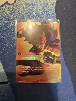 Showstopper 270/298 - Origins (OGN) Epic Holo Riftbound: LoL Trading Card Game - Image 1