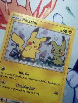 Pokemon 2019 Pikachu SM162 Sun & Moon Black Star Promo Holo Card TCG - Image 5