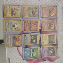 vintage pokemon cards 11 card lot. lightly played. - Image 1