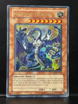 Yugioh Yu-Gi-Oh! - Montage Dragon Card TDGS-EN014 Ultra Rare Unlimited NM - Image 1