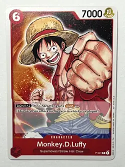 Monkey.D.Luffy P-001 One Piece Promotion Cards - Image 1