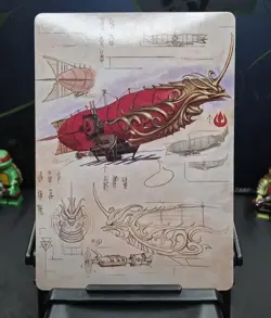 MTG!!! Avatar, The Last Airbender Art Card Phoenix Fleet Airship - Image 1