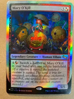 MTG 1x FOIL Mary O'Kill Unfinity the List Magic the Gathering Card x1 NM - Image 1