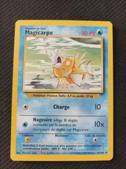 Carte Pokemon Magicarpe 35/102 Set De Base Wizards - Image 1