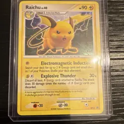 Pokemon TCG Raichu DP21 Diamond & Pearl Promo Holo 90HP English Card - Image 1