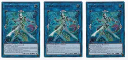 Tri-Gate Wizard SDCL-EN042 X 3 Ultra Rare YUGIOH CARD - Image 1