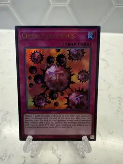 Crush Card Virus LCKC-EN046 Unlimited Ultra Rare Near Mint Condition - Image 1